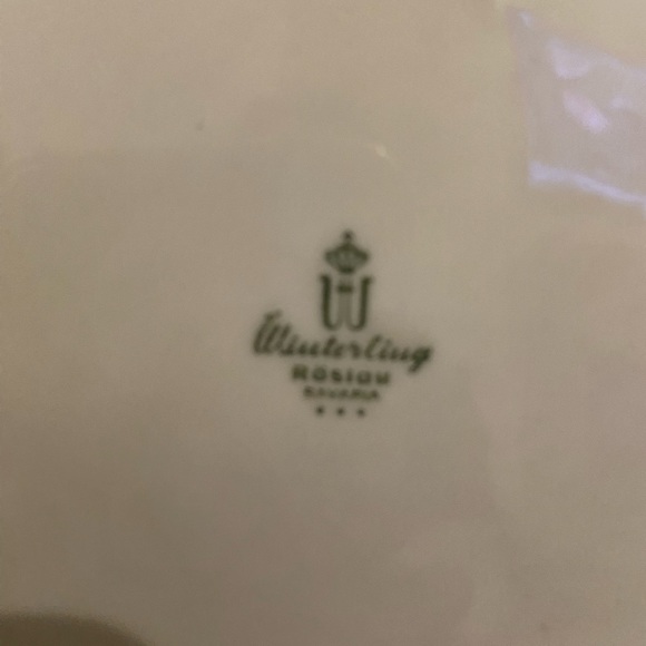 Mitterteich Bavaria Footed Cup Saucer & Plate Trio - Picture 3 of 5